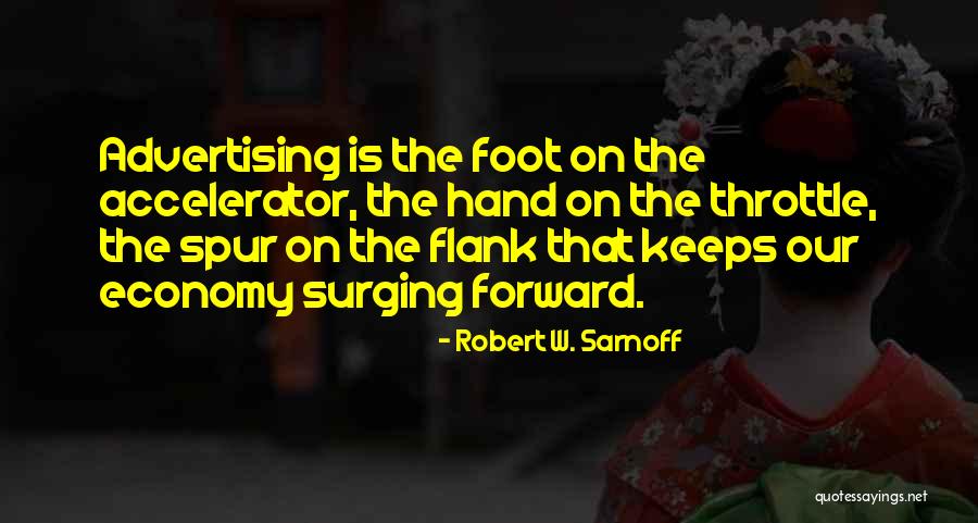 Simarrons Quotes By Robert W. Sarnoff Simarrons Quotes By Robert W. Sarnoff