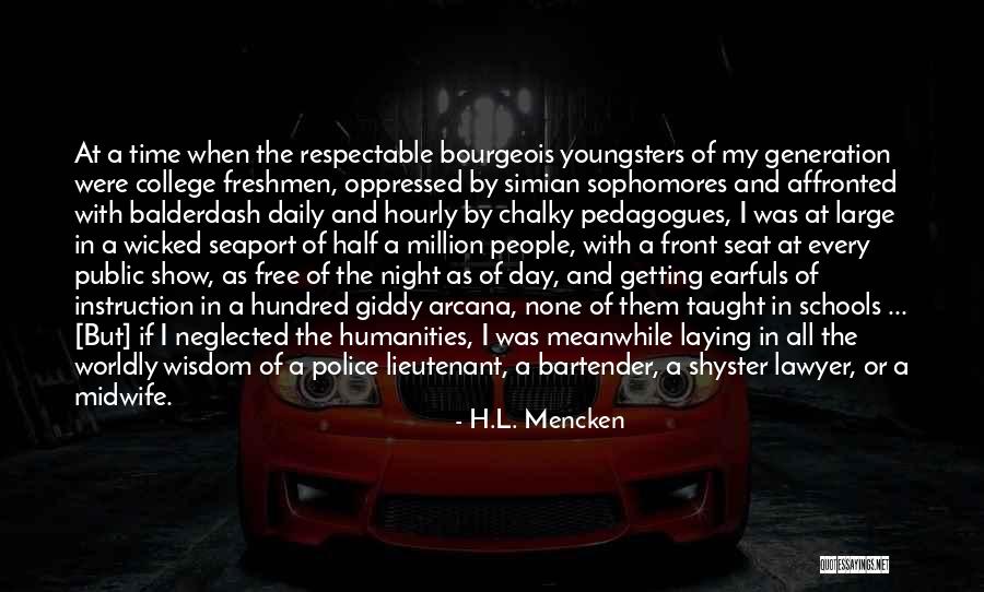 Simian Quotes By H.L. Mencken