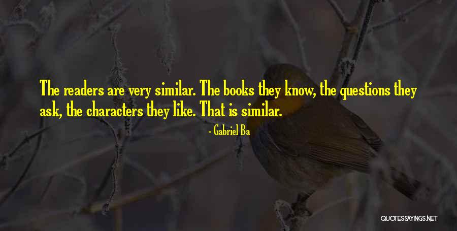 Similar Characters Quotes By Gabriel Ba Similar Characters Quotes By Gabriel Ba