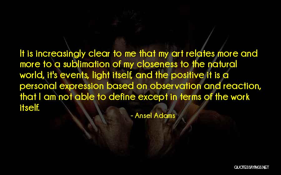 Similitudes Definicion Quotes By Ansel Adams Similitudes Definicion Quotes By Ansel Adams