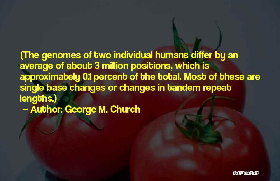 Simmermon Farms Quotes By George M. Church