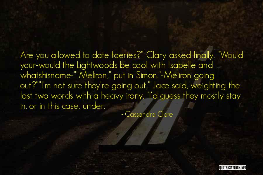 Simon And Isabelle Quotes By Cassandra Clare Simon And Isabelle Quotes By Cassandra Clare