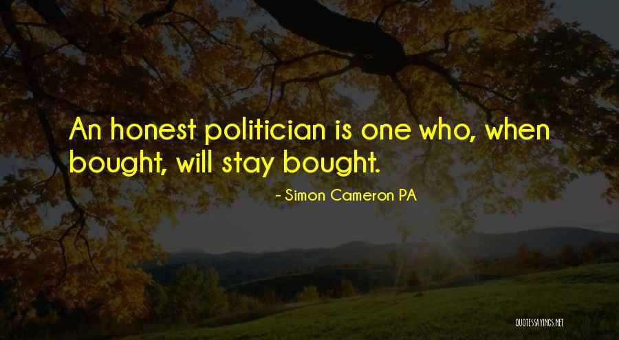 Simon Cameron PA Quotes 648376