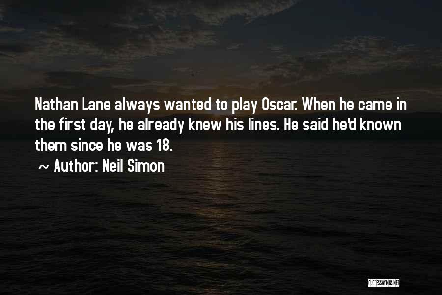 Simon Lane Quotes By Neil Simon