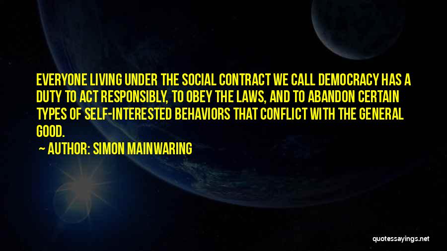 Simon Mainwaring Quotes 1330235