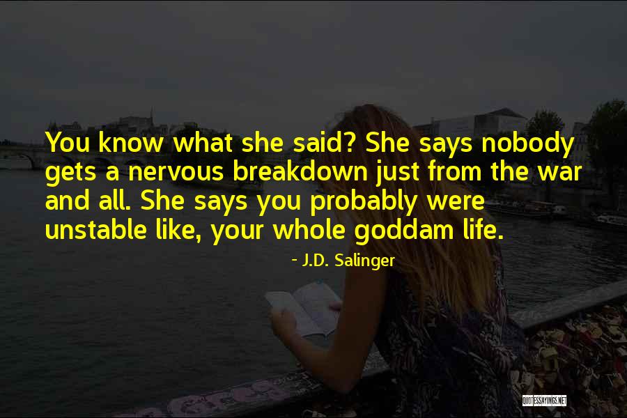 Simovic Galatasaray Quotes By J.D. Salinger Simovic Galatasaray Quotes By J.D. Salinger