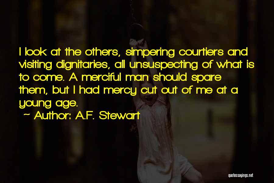 Simpering Quotes By A.F. Stewart