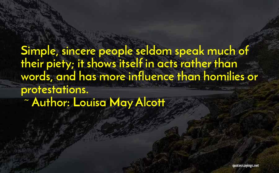 Simple Acts Quotes By Louisa May Alcott