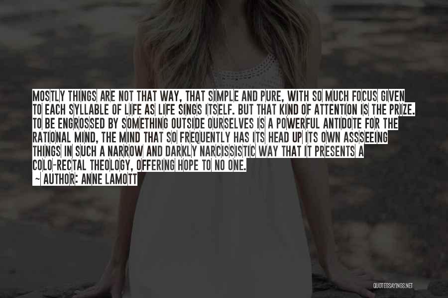 Simple And Powerful Quotes By Anne Lamott