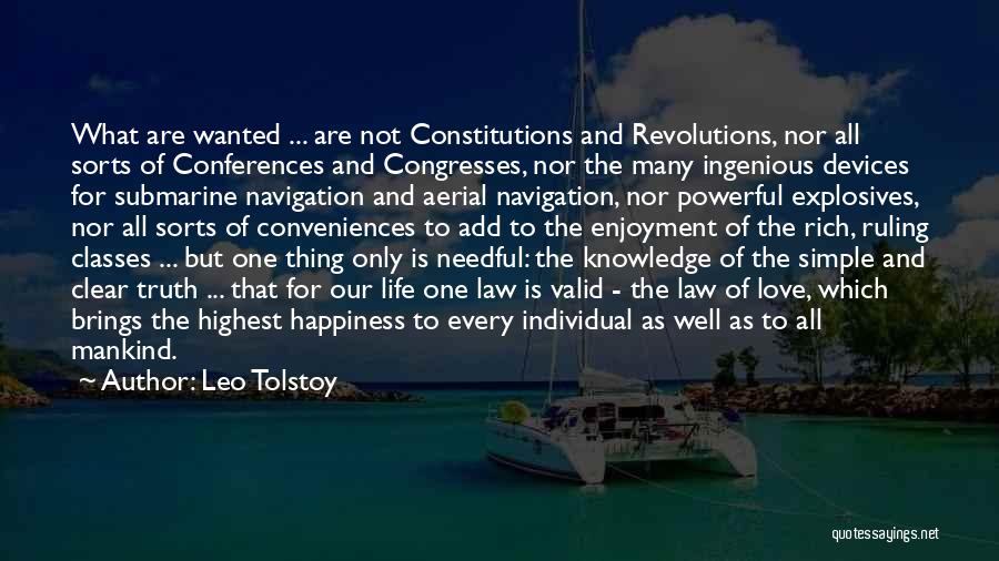 Simple And Powerful Quotes By Leo Tolstoy