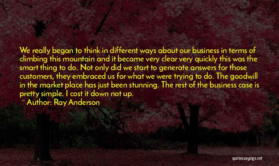 Simple And Pretty Quotes By Ray Anderson