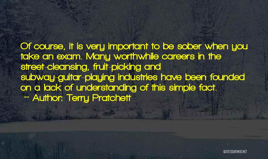 Simple And Sober Quotes By Terry Pratchett