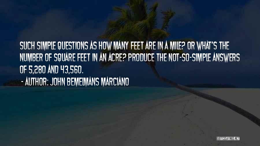 Simple Answers Quotes By John Bemelmans Marciano