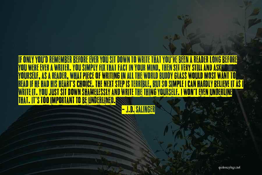 Simple But Terrible Quotes By J.D. Salinger Simple But Terrible Quotes By J.D. Salinger