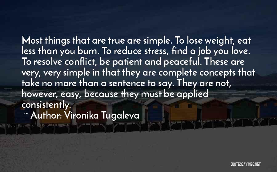Simple But True Love Quotes By Vironika Tugaleva