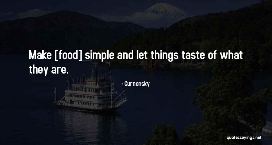 Simple Food Quotes By Curnonsky Simple Food Quotes By Curnonsky