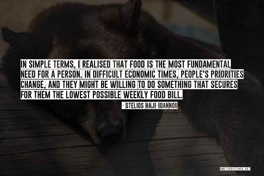 Simple Food Quotes By Stelios Haji-Ioannou Simple Food Quotes By Stelios Haji-Ioannou