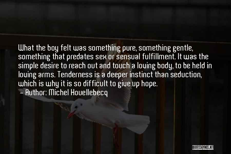 Simple Gentle Quotes By Michel Houellebecq