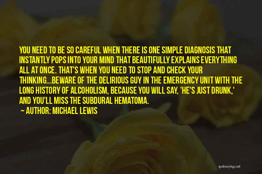 Simple Guy Quotes By Michael Lewis