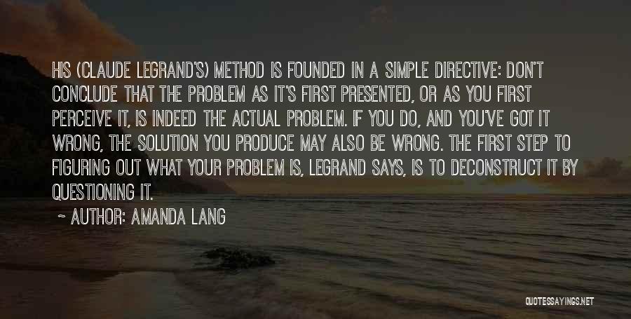 Simple Lang Quotes By Amanda Lang