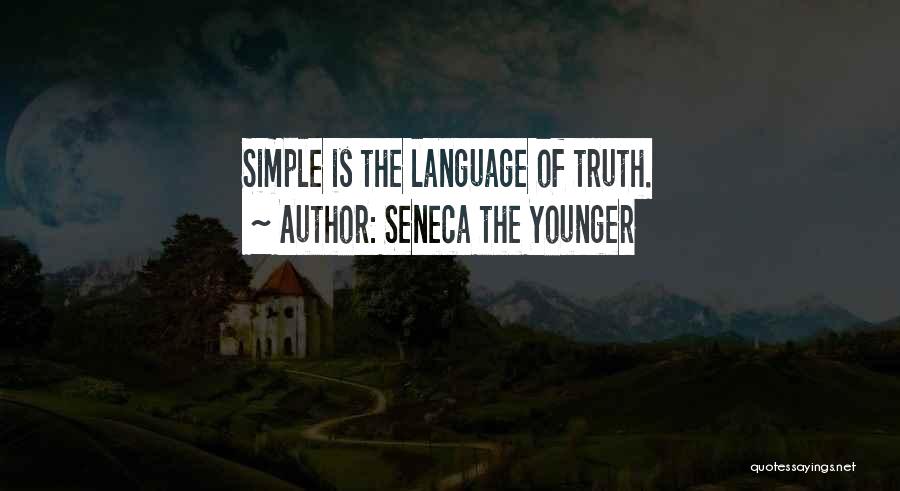 Simple Language Quotes By Seneca The Younger