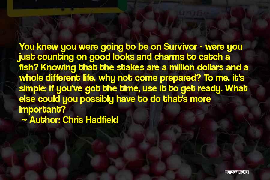 Simple Looks Quotes By Chris Hadfield