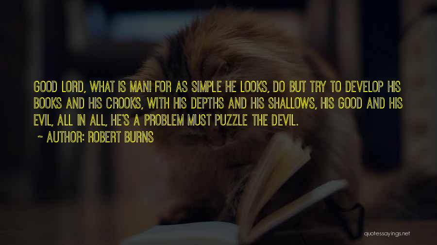 Simple Looks Quotes By Robert Burns