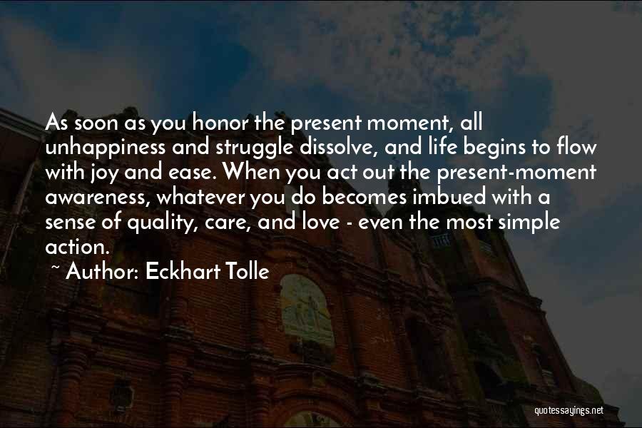 Simple Love And Life Quotes By Eckhart Tolle