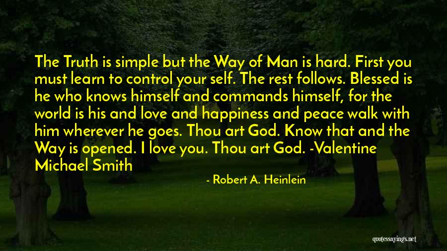 Simple Love You Quotes By Robert A. Heinlein