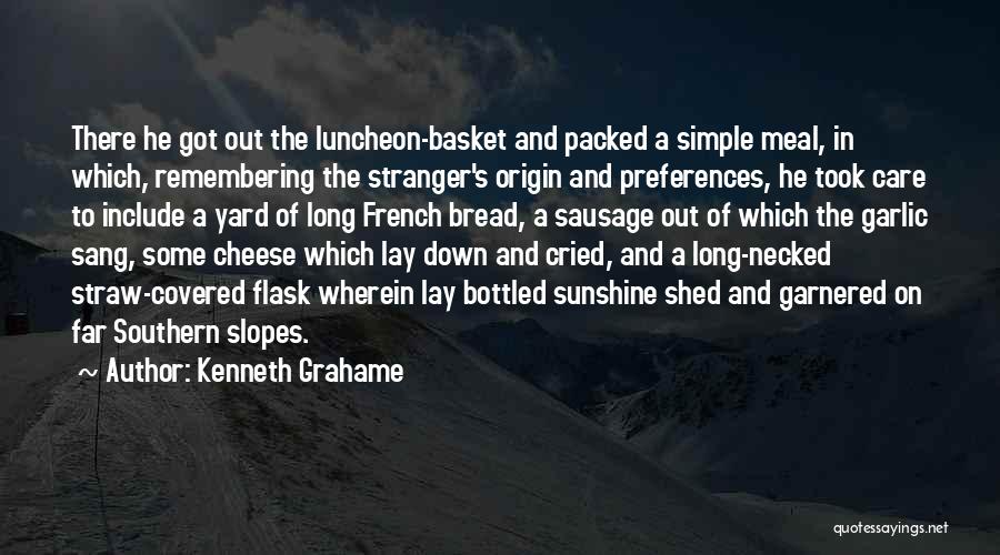 Simple Meal Quotes By Kenneth Grahame