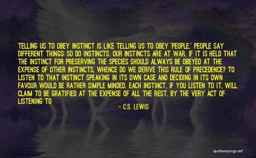 Simple Minded People Quotes By C.S. Lewis Simple Minded People Quotes By C.S. Lewis