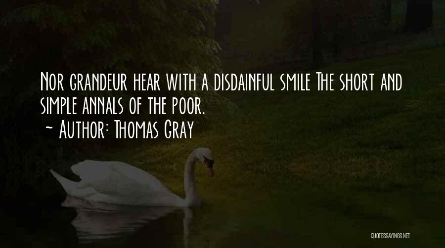 Simple N Short Quotes By Thomas Gray