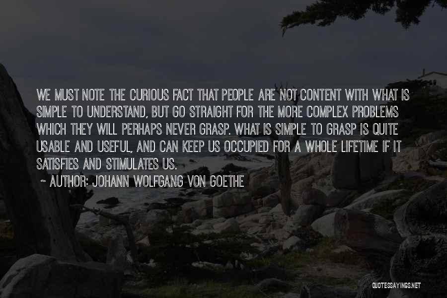 Simple Note Quotes By Johann Wolfgang Von Goethe
