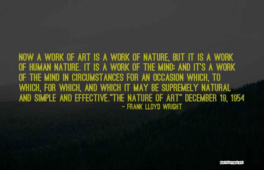 Simple Occasion Quotes By Frank Lloyd Wright