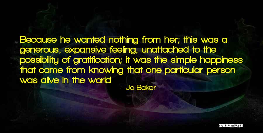 Simple Person Love Quotes By Jo Baker