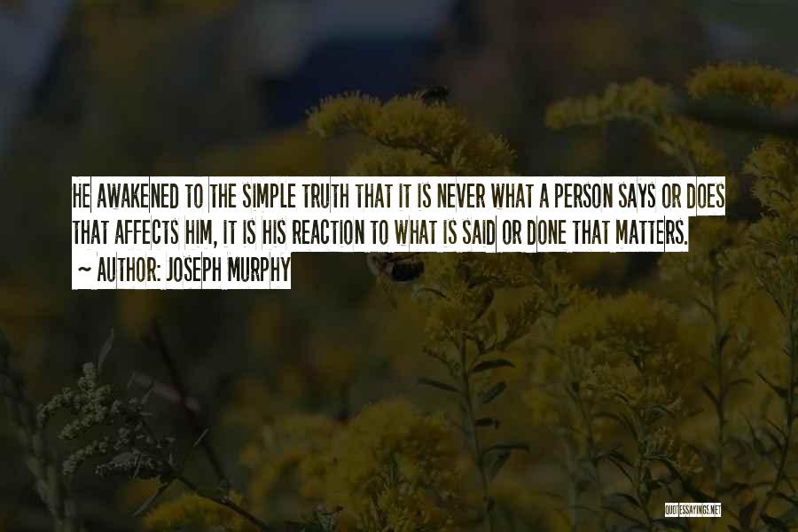 Simple Person Quotes By Joseph Murphy