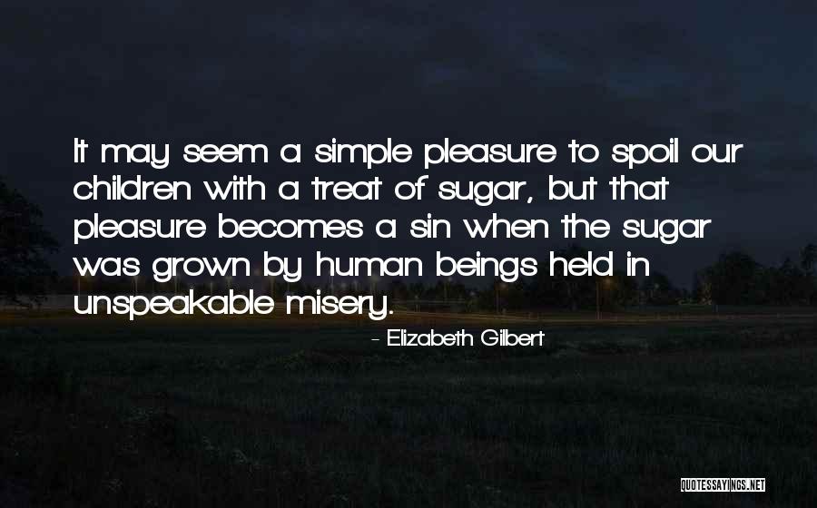 Simple Pleasure Quotes By Elizabeth Gilbert