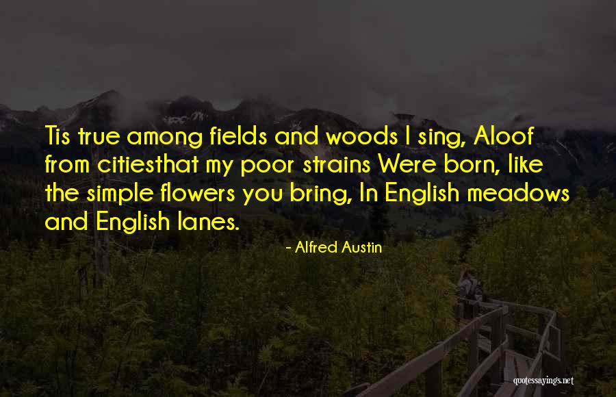 Simple Quotes By Alfred Austin