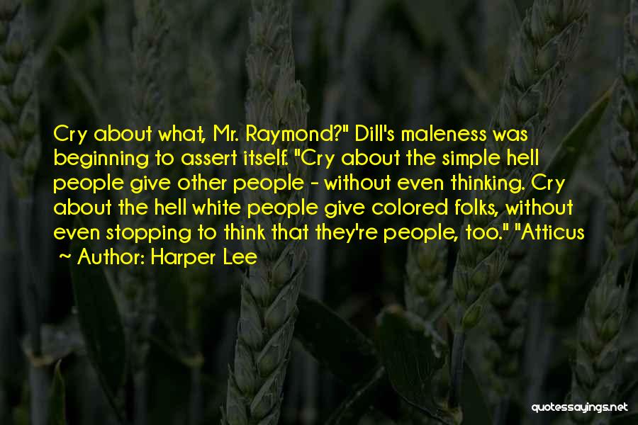 Simple Quotes By Harper Lee