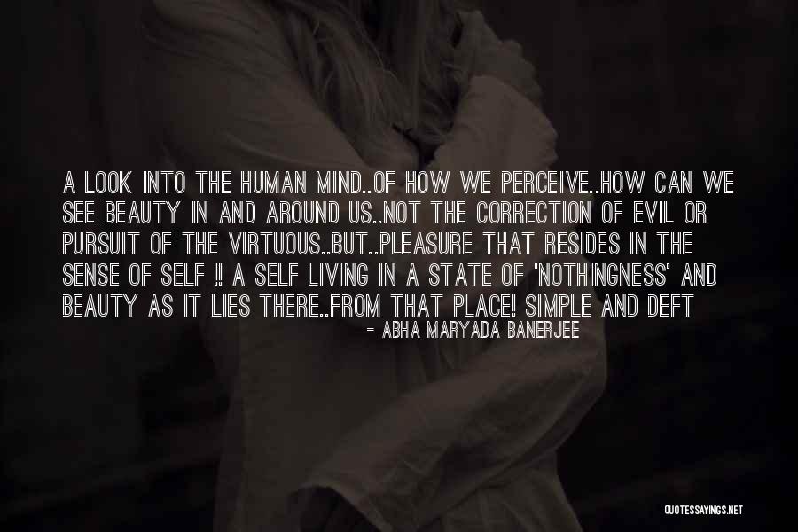 Simple Self Quotes By Abha Maryada Banerjee
