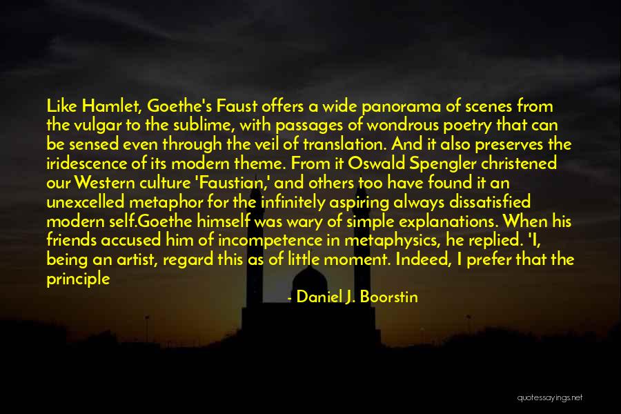 Simple Self Quotes By Daniel J. Boorstin