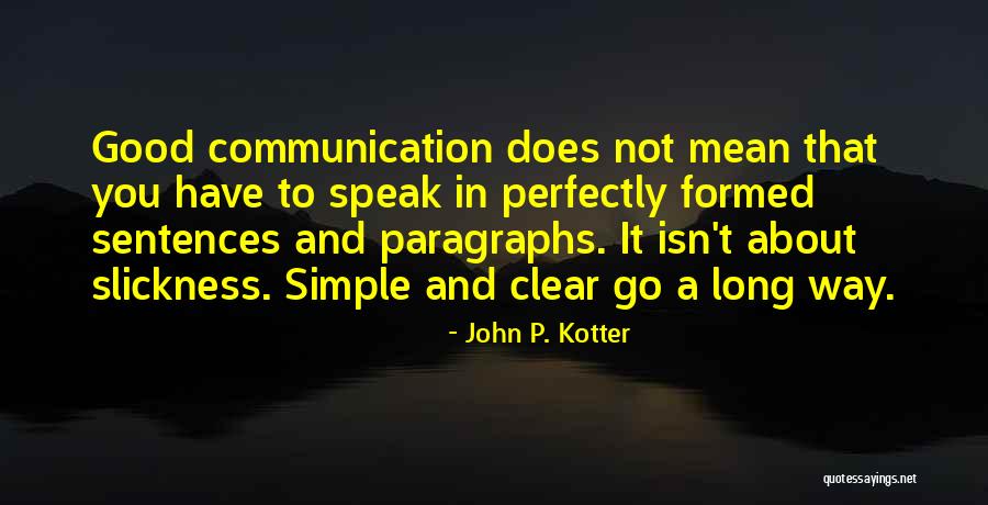 Simple Sentences Quotes By John P. Kotter Simple Sentences Quotes By John P. Kotter