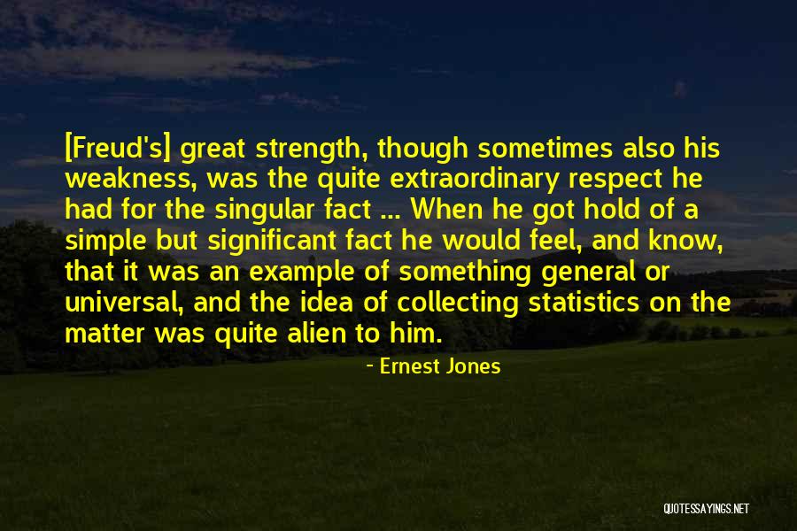 Simple Strength Quotes By Ernest Jones Simple Strength Quotes By Ernest Jones