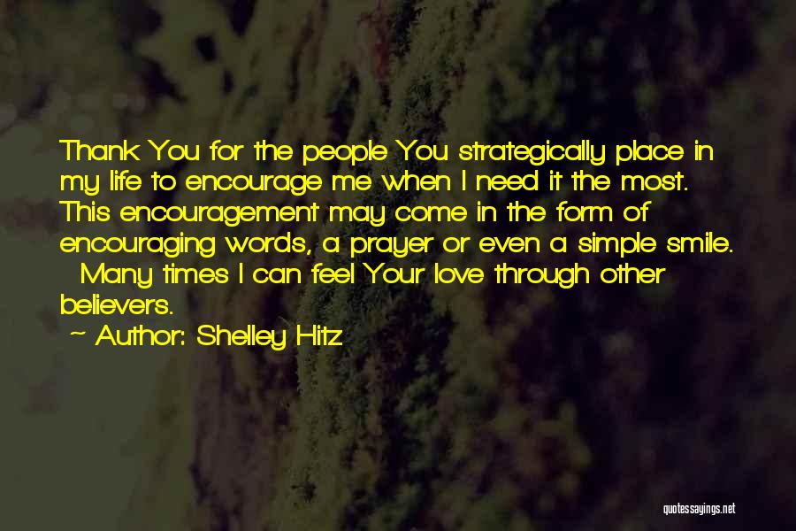 Simple Thank You Quotes By Shelley Hitz