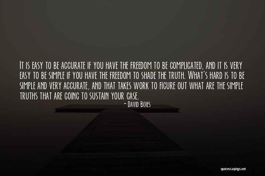 Simple Truths Quotes By David Boies