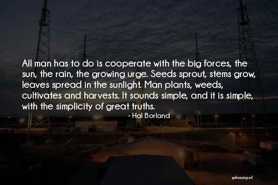 Simple Truths Quotes By Hal Borland