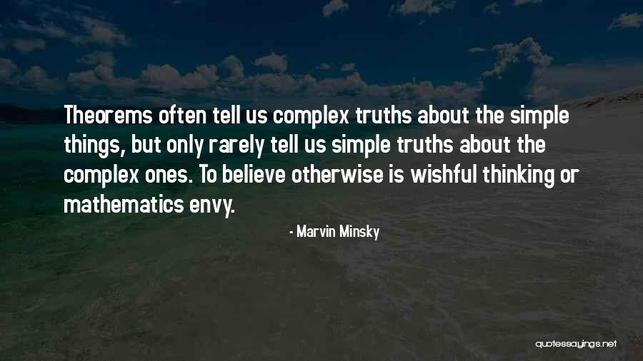 Simple Truths Quotes By Marvin Minsky