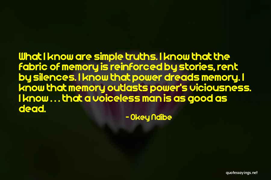 Simple Truths Quotes By Okey Ndibe