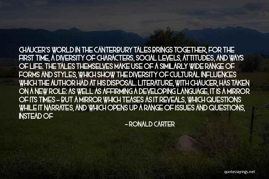 Simple Ways Quotes By Ronald Carter Simple Ways Quotes By Ronald Carter