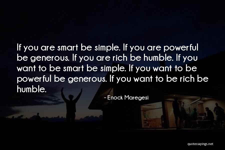 Simple Yet Powerful Quotes By Enock Maregesi